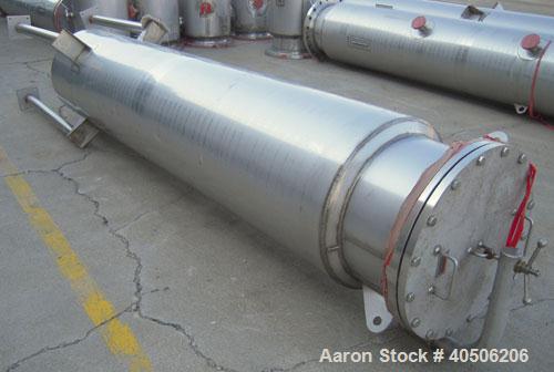 Unused- Mueller Pressure Tank, 263 Gallon, Model "F", 304L Stainless Steel, Vertical. 24" diameter x 138" straight side, dished bolt on top with davit arm, dished bottom. Internal rated 75 psi at 302...