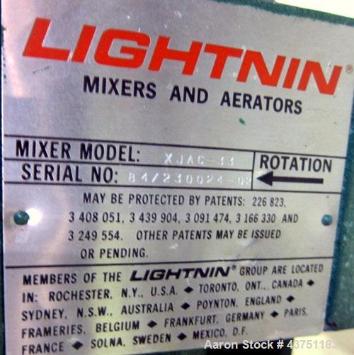 Used Mueller Tank, 100 Gallon, Model F, 316 Stainless Steel, Vertical.  36" Diameter x 32" straight side.  Dished top and bottom.  Internal rated 3 psi at 100 degrees F.  Off-center top entering Ligh...