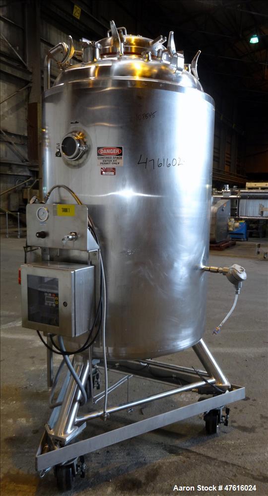 Used Mueller Pressure Tank, Model F, 750(198 Gallon), 316L Stainless Steel