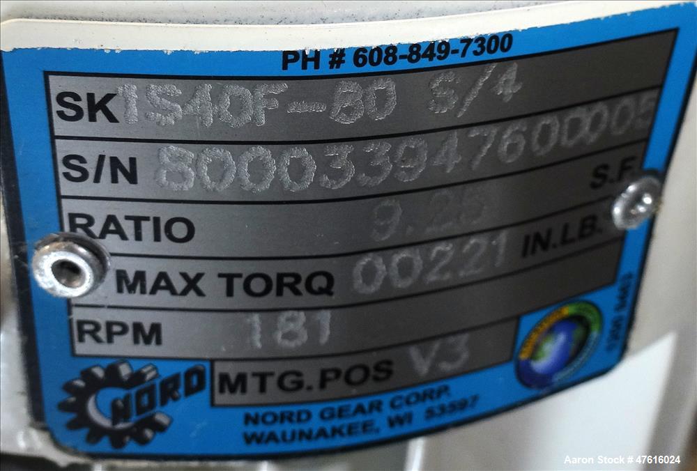 Used Mueller Pressure Tank, Model F, 750(198 Gallon), 316L Stainless Steel