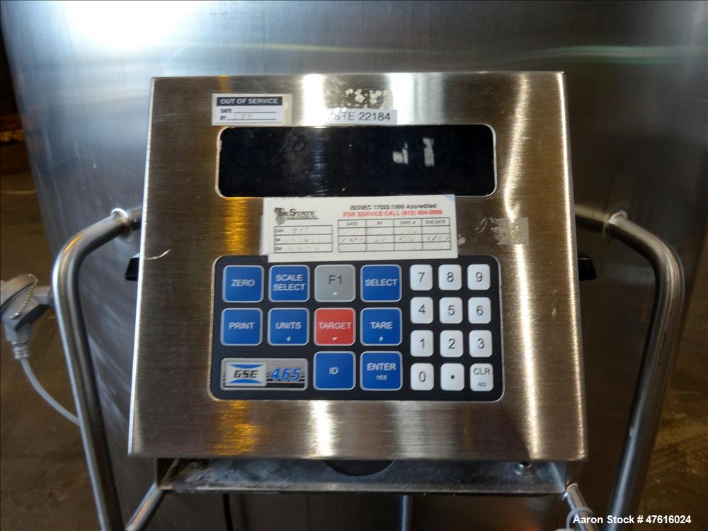 Used Mueller Pressure Tank, Model F, 750(198 Gallon), 316L Stainless Steel