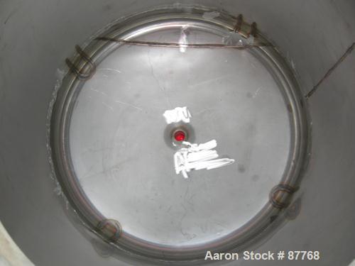 Unused-NEW: Mueller pressure tank, 470 gallon, 304/304L stainless steel, vertical. 48" diameter x 50" straight side. Dished top and bottom. Internal rated 15 psi at 200 deg F. Insulated with Foamglas...