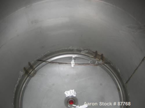 Unused-NEW: Mueller pressure tank, 470 gallon, 304/304L stainless steel, vertical. 48" diameter x 50" straight side. Dished top and bottom. Internal rated 15 psi at 200 deg F. Insulated with Foamglas...