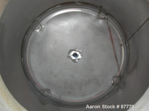Unused-NEW: Mueller pressure tank, 470 gallon, 304/304L stainless steel, vertical. 48" diameter x 50" straight side. Dished top and bottom. Internal rated 15 psi at 200 deg F. Insulated with Foamglas...
