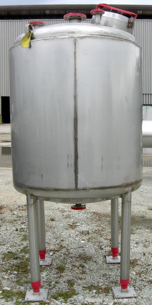 Unused-NEW: Mueller pressure tank, 470 gallon, 304/304L stainless steel, vertical. 48" diameter x 50" straight side. Dished ...