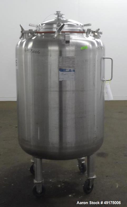 Used Mueller Pressure Tank, 158.5 Gallon (600 Liter), 316L Stainless Steel