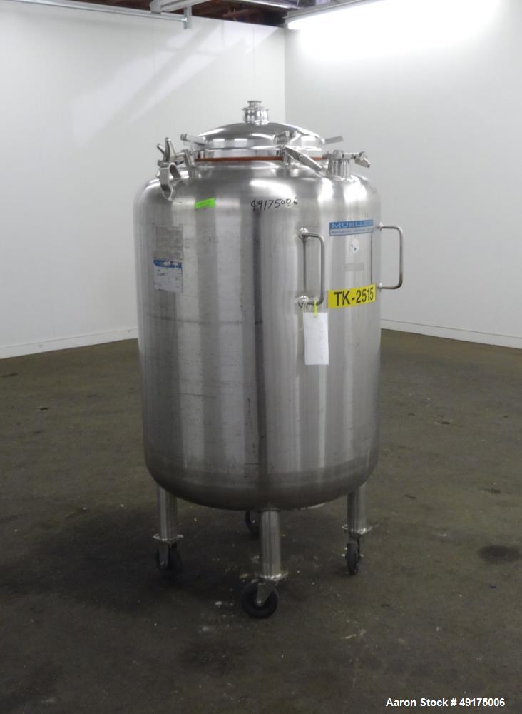 Used Mueller Pressure Tank, 158.5 Gallon (600 Liter), 316L Stainless Steel