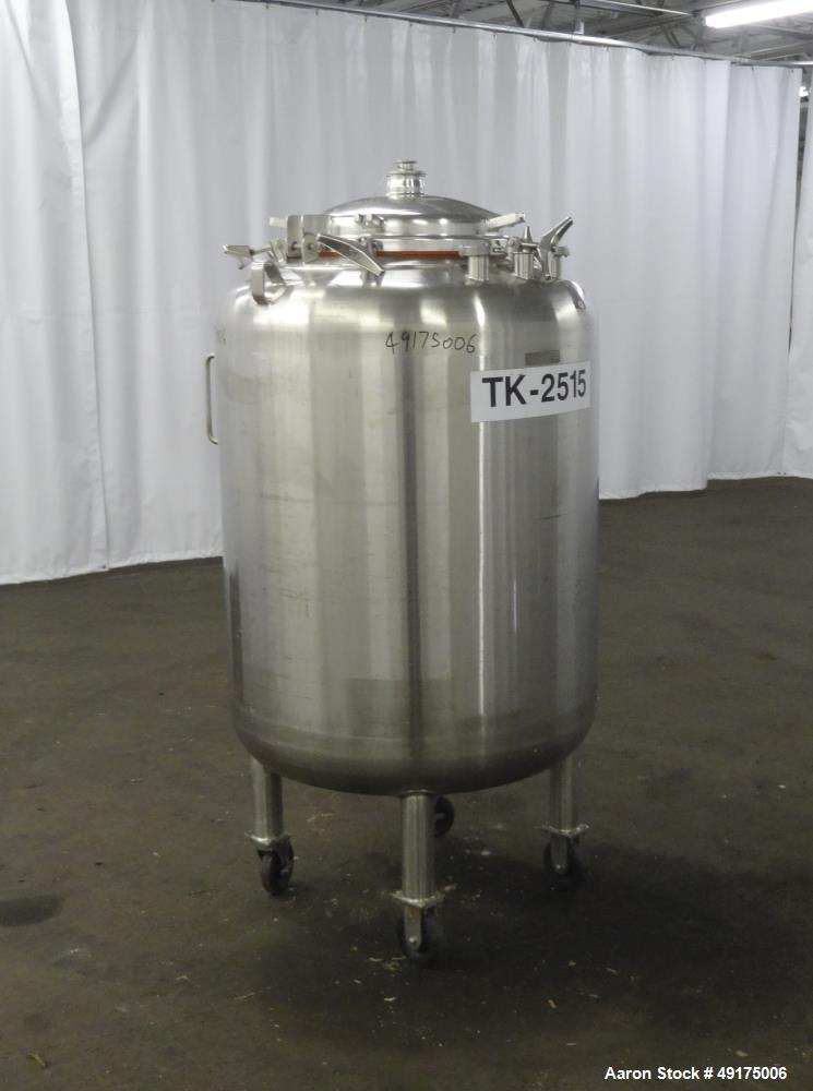 Used Mueller Pressure Tank, 158.5 Gallon (600 Liter), 316L Stainless Steel