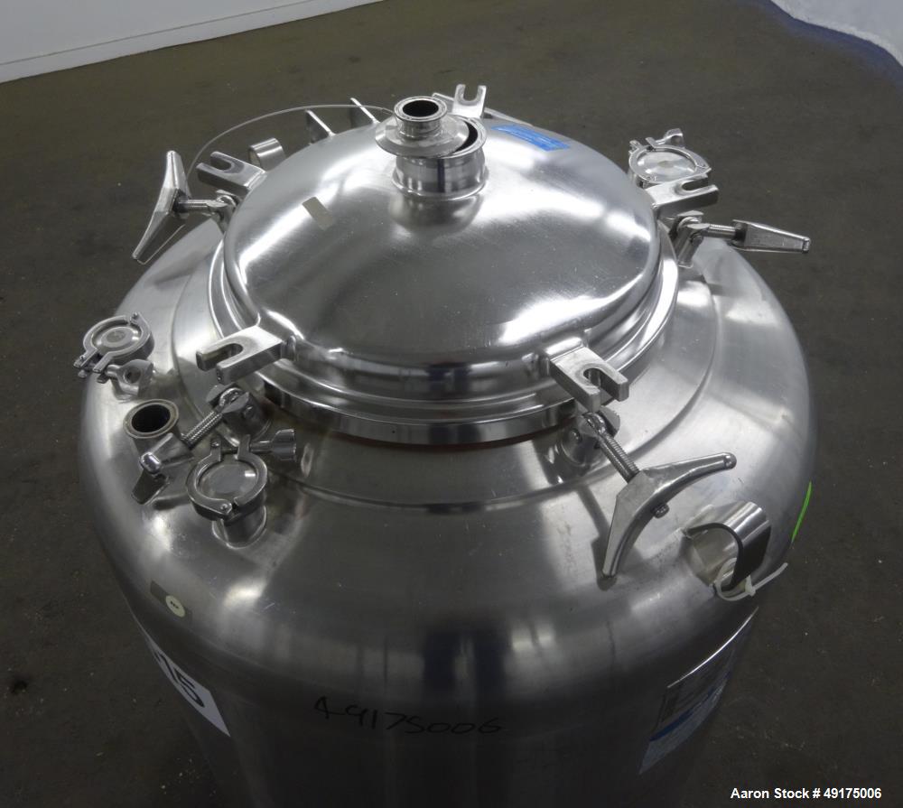 Used Mueller Pressure Tank, 158.5 Gallon (600 Liter), 316L Stainless Steel