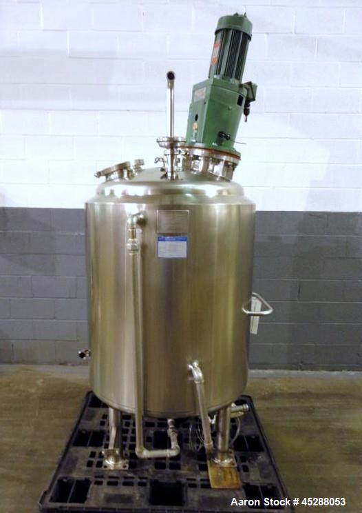 Used 500 Liter Stainless Steel Paul Mueller Company Tank