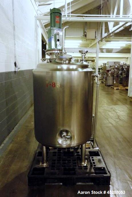 Used 500 Liter Stainless Steel Paul Mueller Company Tank