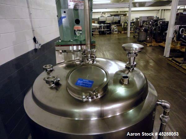 Used 500 Liter Stainless Steel Paul Mueller Company Tank