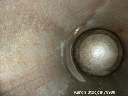 Used National Pipe Bending Pressure Tank, 40 Gallon, 316L Stainless Steel, Vertical. 18" diameter x 54" straight side, dished top, flat bottom. Internal rated 50 PSI/FV at 250 degrees F and 40 degree...