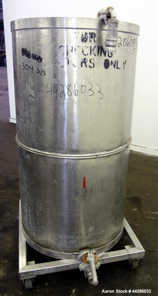 Used- 150 Gallon Stainless Steel Tank