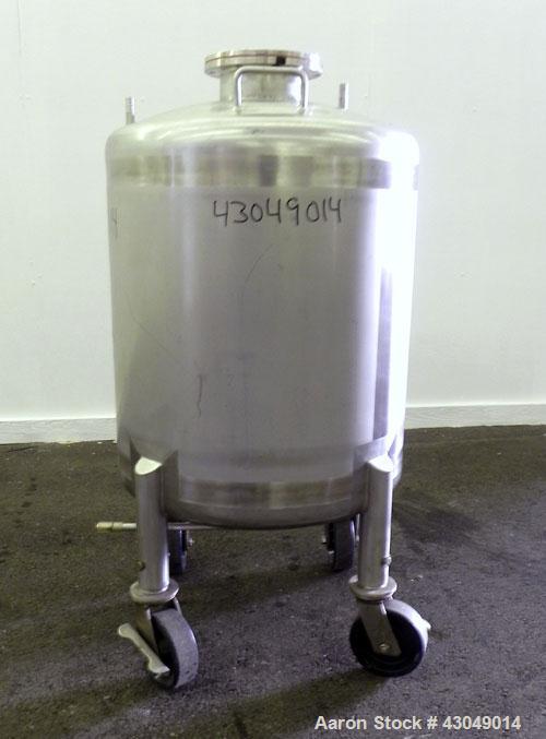 Used Northland Stainless Pressure Tank, 200 Liter (52.8 Gallon), 316L Stainless Steel, Vertical.24’’ Diameter x 22’’ straight side, dished top and bottom. Internal rated -8.8/30 psi at -20 to 300 deg...
