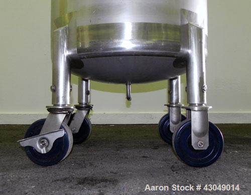 Used Northland Stainless Pressure Tank, 200 Liter (52.8 Gallon), 316L Stainless Steel, Vertical.24’’ Diameter x 22’’ straight side, dished top and bottom. Internal rated -8.8/30 psi at -20 to 300 deg...
