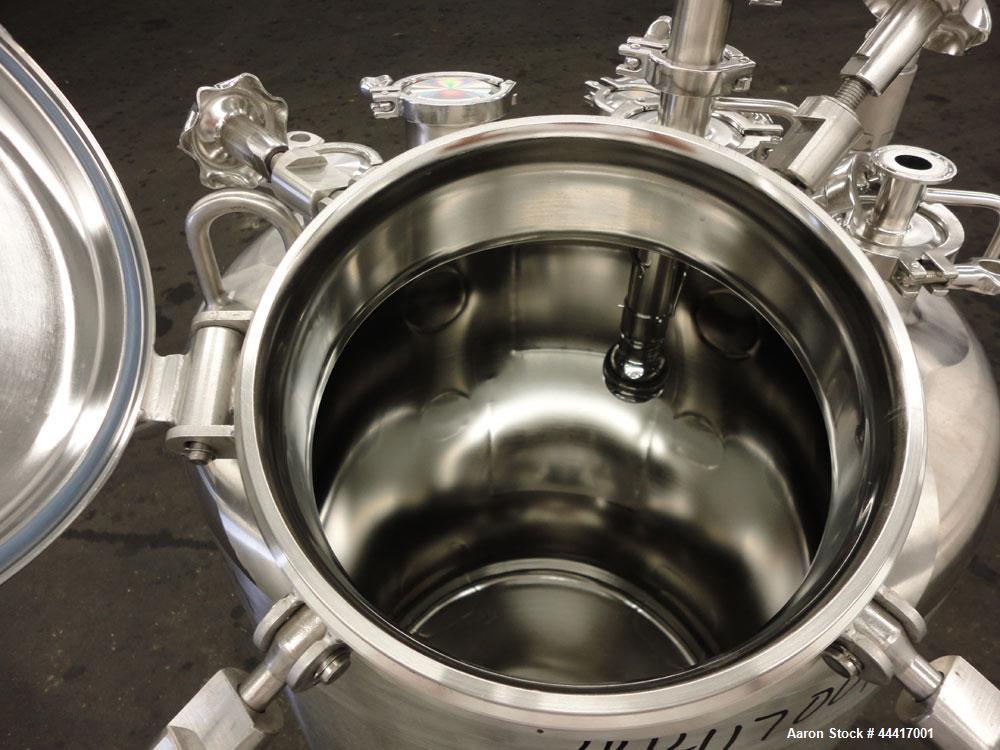 Unused- Northland Stainless Pressure Tank, 200 Liter (52.8 Gallon), 316 L Stainless Steel, Vertical.  24” Diameter x 30-1/2” straight side, dished top and bottom.  Internal rated  50 psi/full vacuum ...