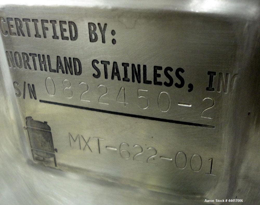 750 Liter Stainless Steel Northland Stainless Tank, Model 2065LV