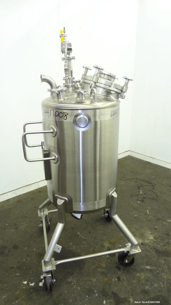 Unused- Northland Stainless Pressure Tank, 200 Liter (52.8 Gallon), 316 L Stainless Steel, Vertical.  24" Diameter x 30-1/2" straight side, dished top and bottom.  Internal rated  50 psi/full vacuum ...