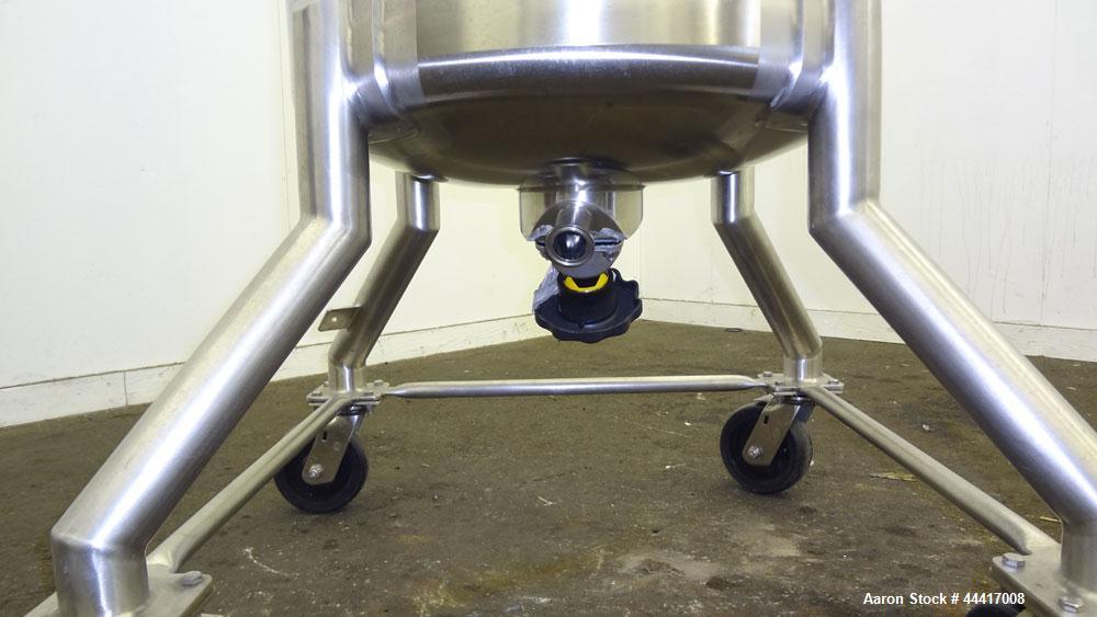 Unused- Northland Stainless Pressure Tank, 200 Liter (52.8 Gallon), 316 L Stainless Steel, Vertical.  24" Diameter x 30-1/2" straight side, dished top and bottom.  Internal rated  50 psi/full vacuum ...