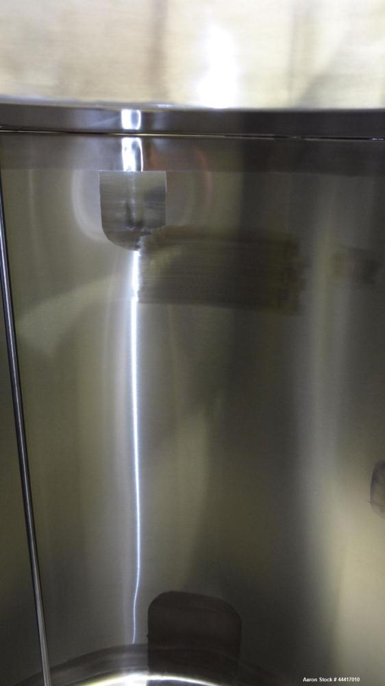 Unused- Northland Stainless Tank, 750 Liter (198 Gallon), 316 L Stainless Steel, Vertical.  38” Diameter x 45” straight side, flat bolt on top, dished bottom, rated to 150 degrees F.  Openings:  top ...