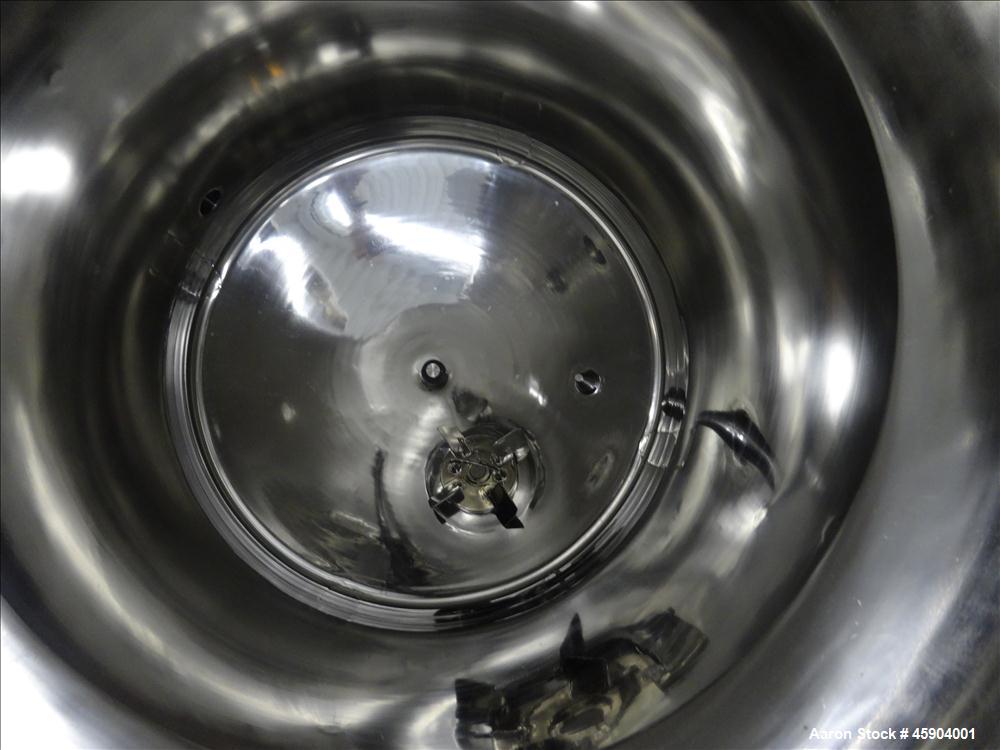 Used Northland Stainless Pressure Tank, Approximate 150 Gallon, 316L Stainless Steel, Vertical. 35-5/8" Diameter x 32" straight side. Dished top and bottom. Internal rating Full Vacuum 50 psi at 300 ...