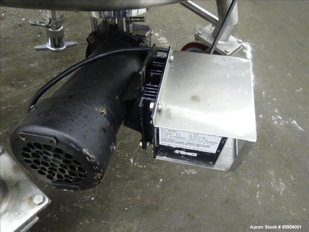 Used Northland Stainless Pressure Tank, Approximate 150 Gallon, 316L Stainless Steel, Vertical. 35-5/8" Diameter x 32" straight side. Dished top and bottom. Internal rating Full Vacuum 50 psi at 300 ...