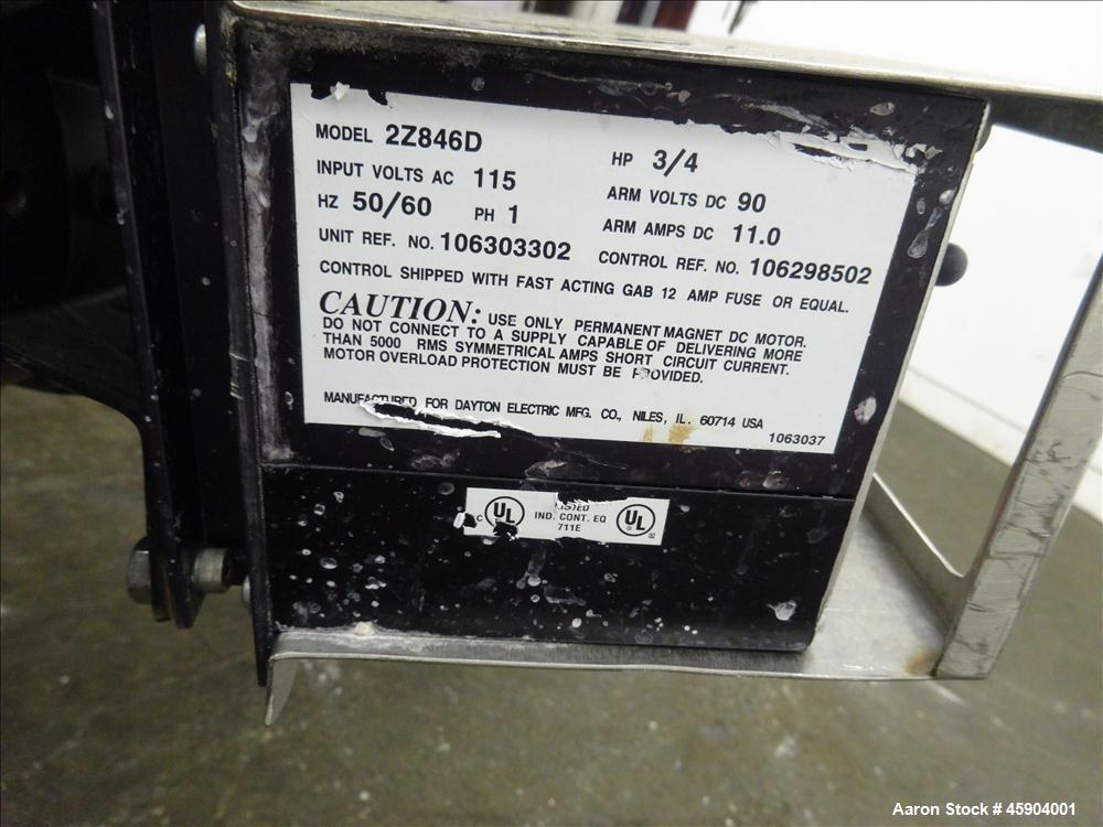 Used Northland Stainless Pressure Tank, Approximate 150 Gallon, 316L Stainless Steel, Vertical. 35-5/8" Diameter x 32" straight side. Dished top and bottom. Internal rating Full Vacuum 50 psi at 300 ...