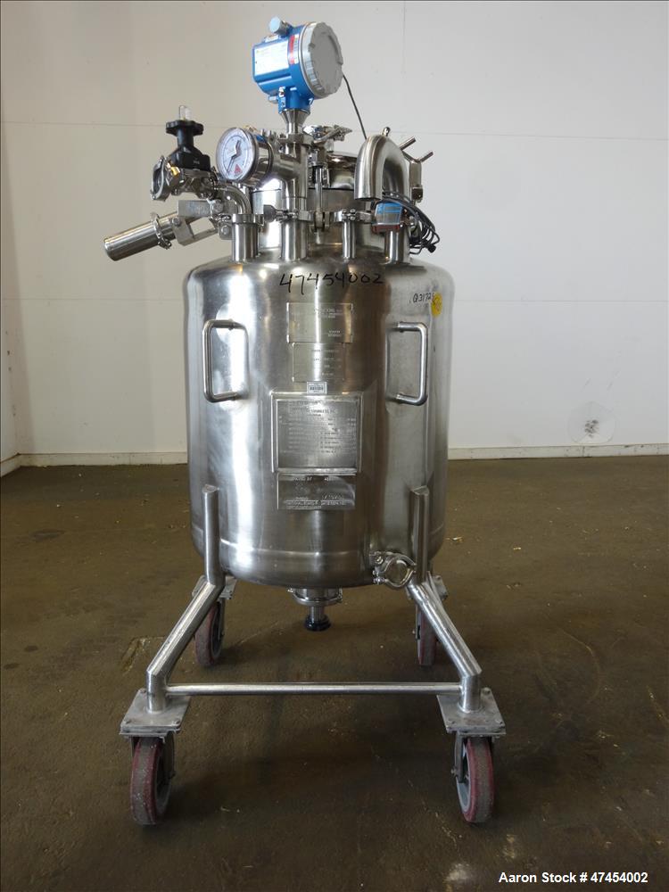 Used- Northland Stainless Pressure Tank, Approximate 55 Gallons, 316 Stainless S