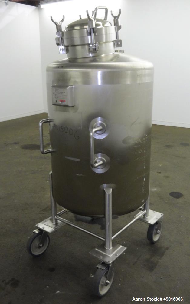 Used Northland Stainless Tank, Approximate 120 Gallon, 316 Stainless Steel, Ver