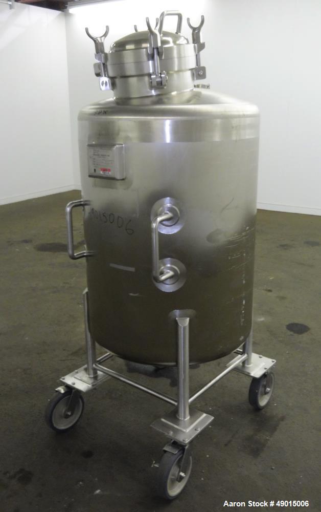 Used- Northland Stainless Tank, Approximate 120 Gallon, 316 Stainless Steel, Ver