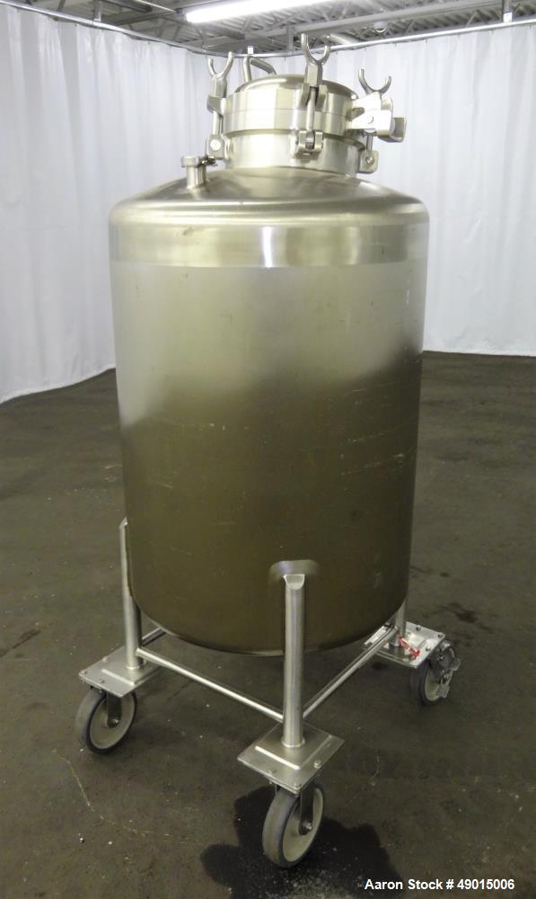 Used- Northland Stainless Tank, Approximate 120 Gallon, 316 Stainless Steel, Ver
