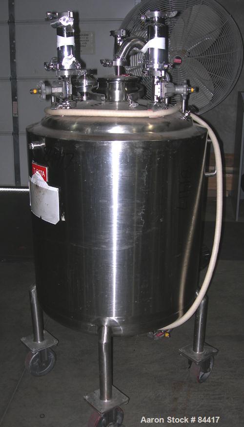 USED: Northland Stainless pressure tank, 60 gallon, 316 stainless steel, polished internal. 24" diameter x 32" straight side...
