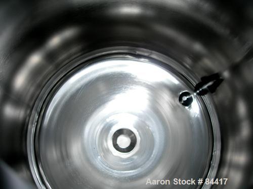 USED: Northland Stainless pressure tank, 60 gallon, 316 stainless steel, polished internal. 24" diameter x 32" straight side, dished top and bottom. Internal rated FV/50 psi at 400 deg F. (1) Spray b...