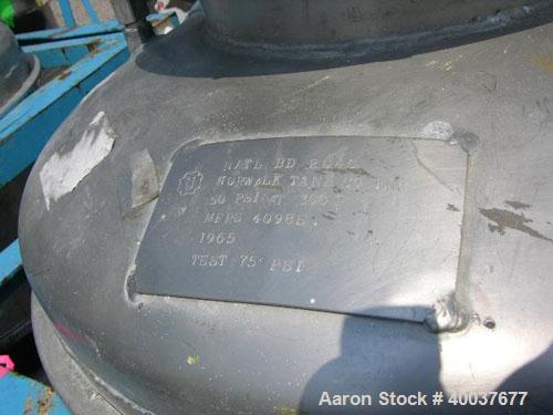 Used 50 Gallon Stainless Steel Norwalk Pressure Tank