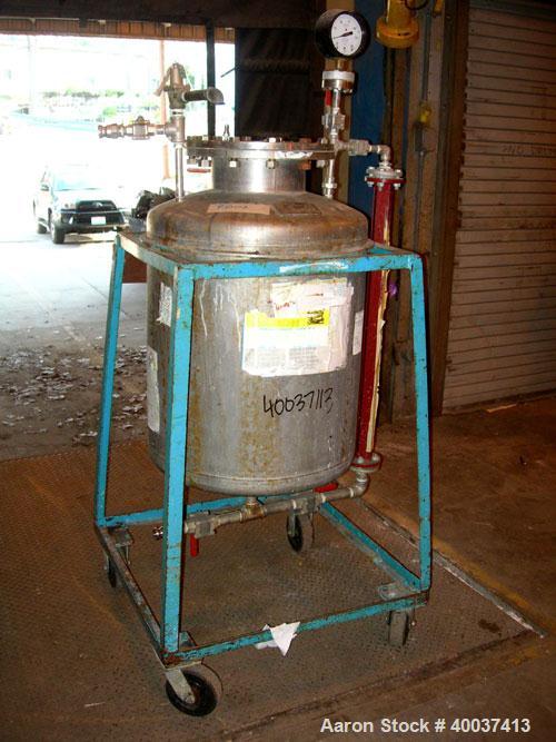 Used- 55 Gallon Stainless Steel O.G. Kelley Co Pressure Tank