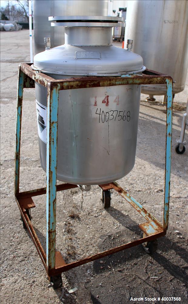 Used 55 Gallon Stainless Steel O.G. Kelley Co. Pressure Tank