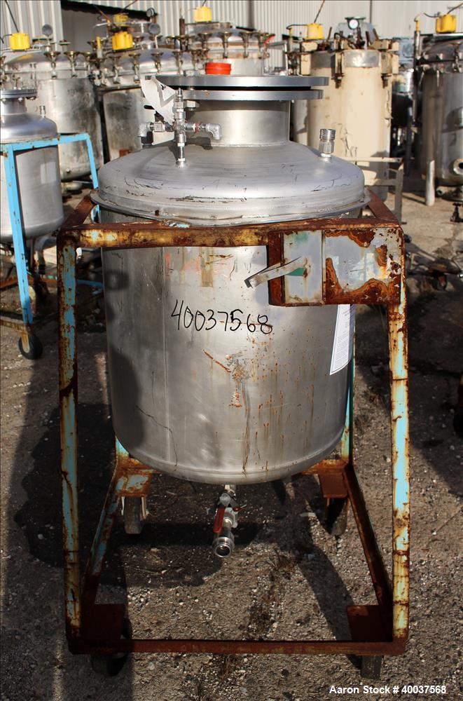 Used 55 Gallon Stainless Steel O.G. Kelley Co. Pressure Tank