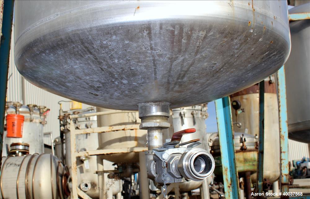 Used 55 Gallon Stainless Steel O.G. Kelley Co. Pressure Tank