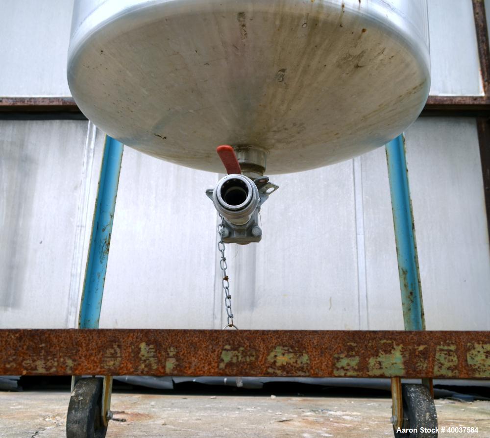 Used 55 Gallon Stainless Steel O.G. Kelley Co. Pressure Tank