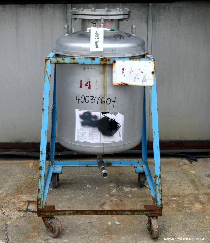 Used- 55 Gallon Stainless Steel O.G. Kelley Co. Pressure Tank