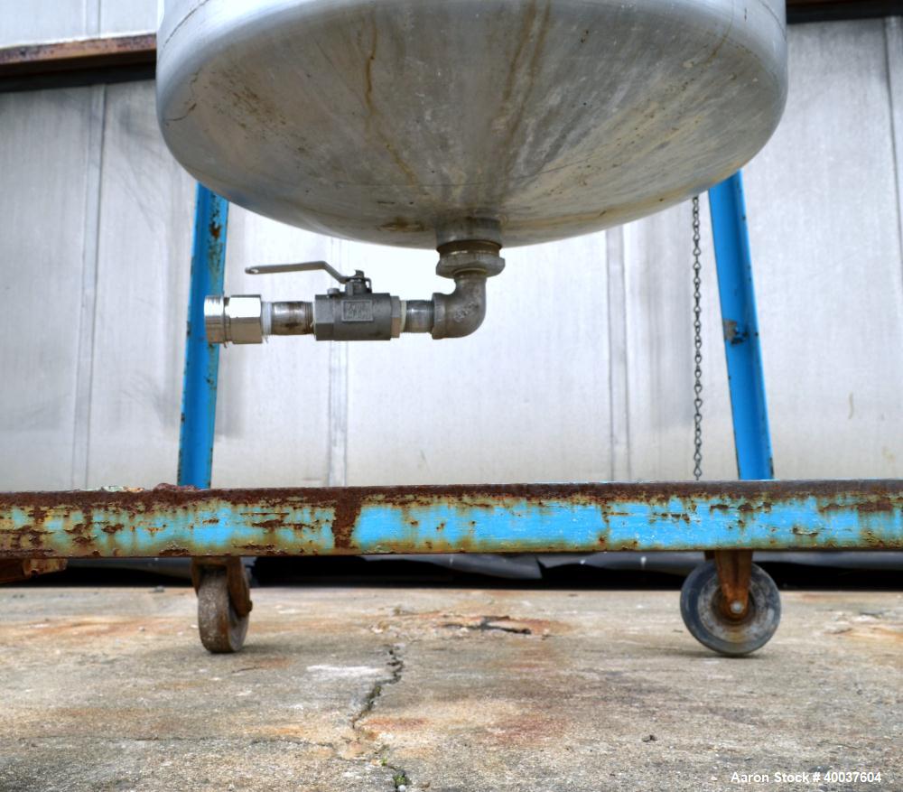 Used 55 Gallon Stainless Steel O.G. Kelley Co. Pressure Tank