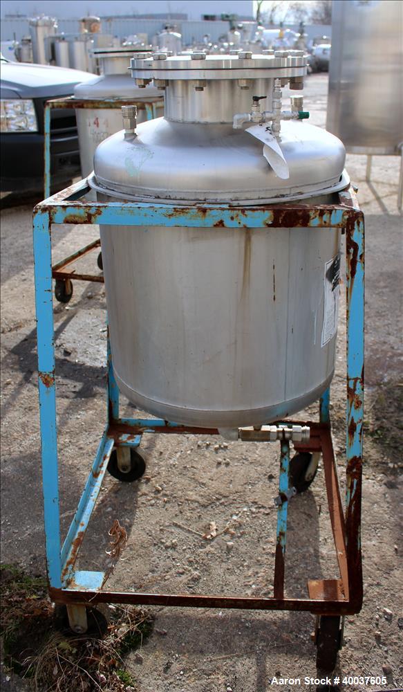 Used 55 Gallon Stainless Steel O.G. Kelley Co. Pressure Tank