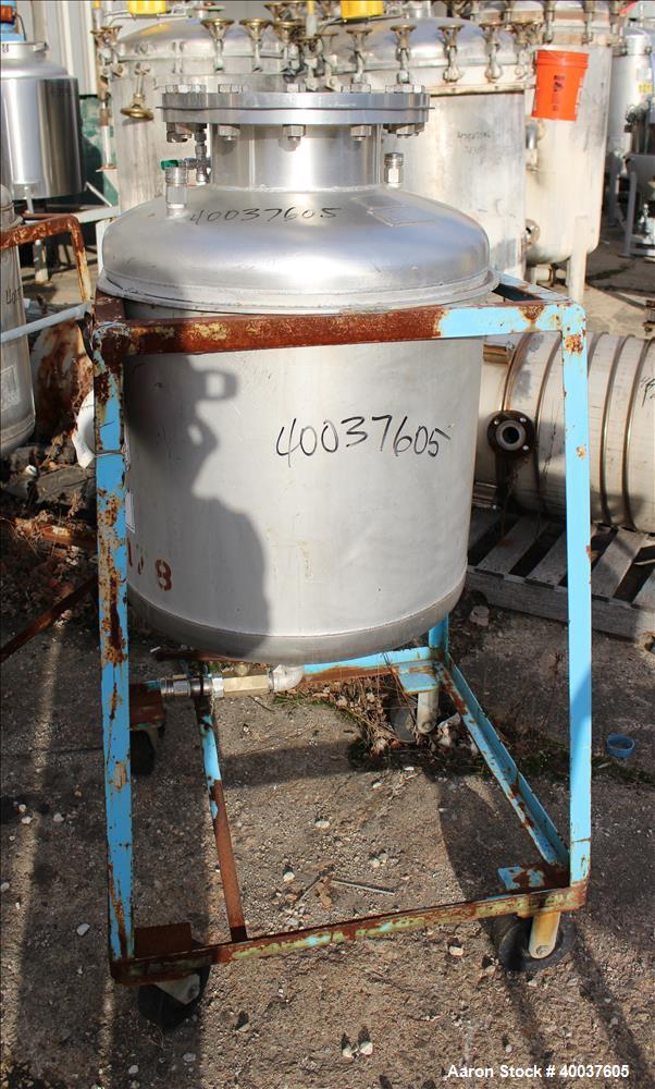 Used 55 Gallon Stainless Steel O.G. Kelley Co. Pressure Tank