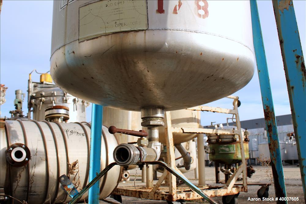 Used 55 Gallon Stainless Steel O.G. Kelley Co. Pressure Tank
