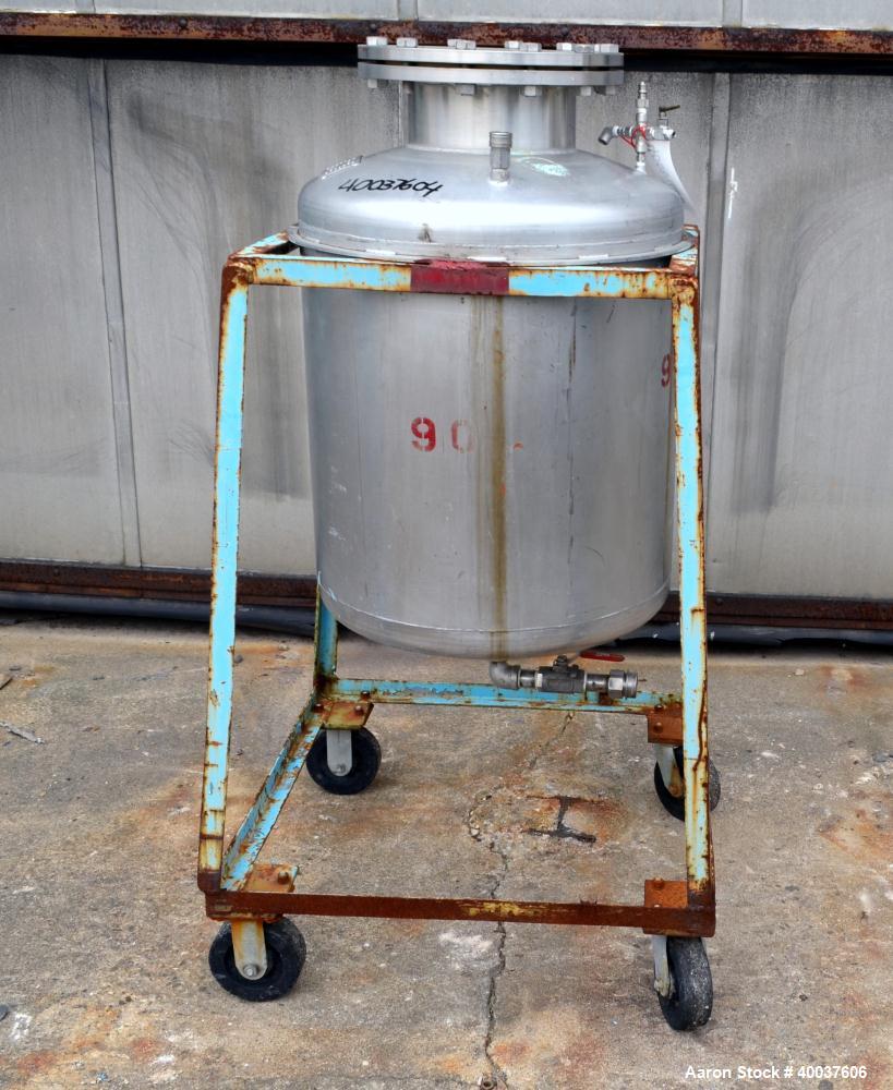 Used 55 Gallon Stainless Steel O.G. Kelley Co. Pressure Tank