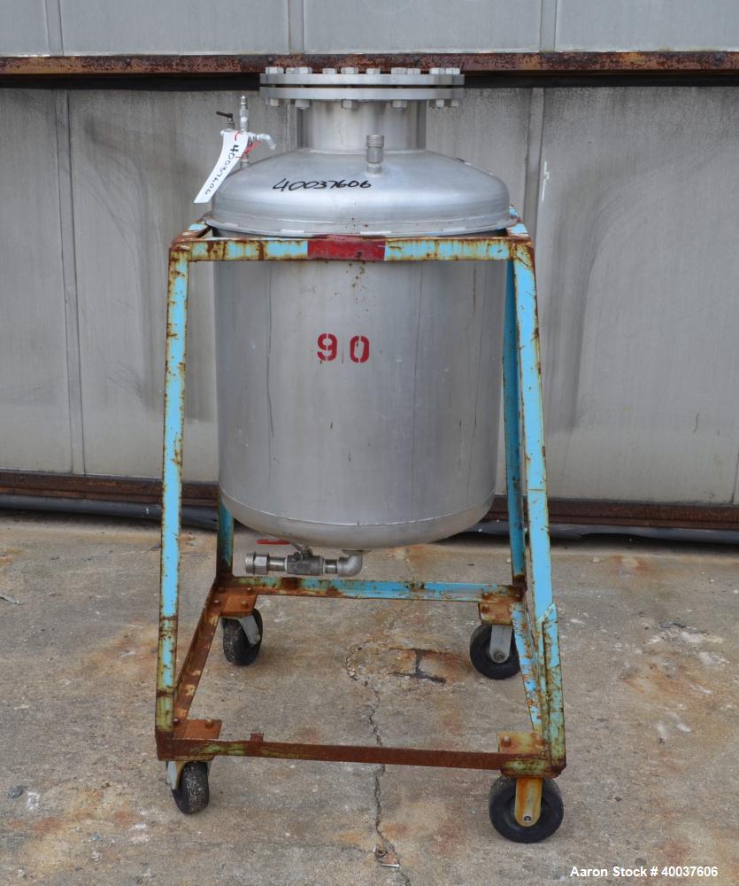 Used- 55 Gallon Stainless Steel O.G. Kelley Co. Pressure Tank