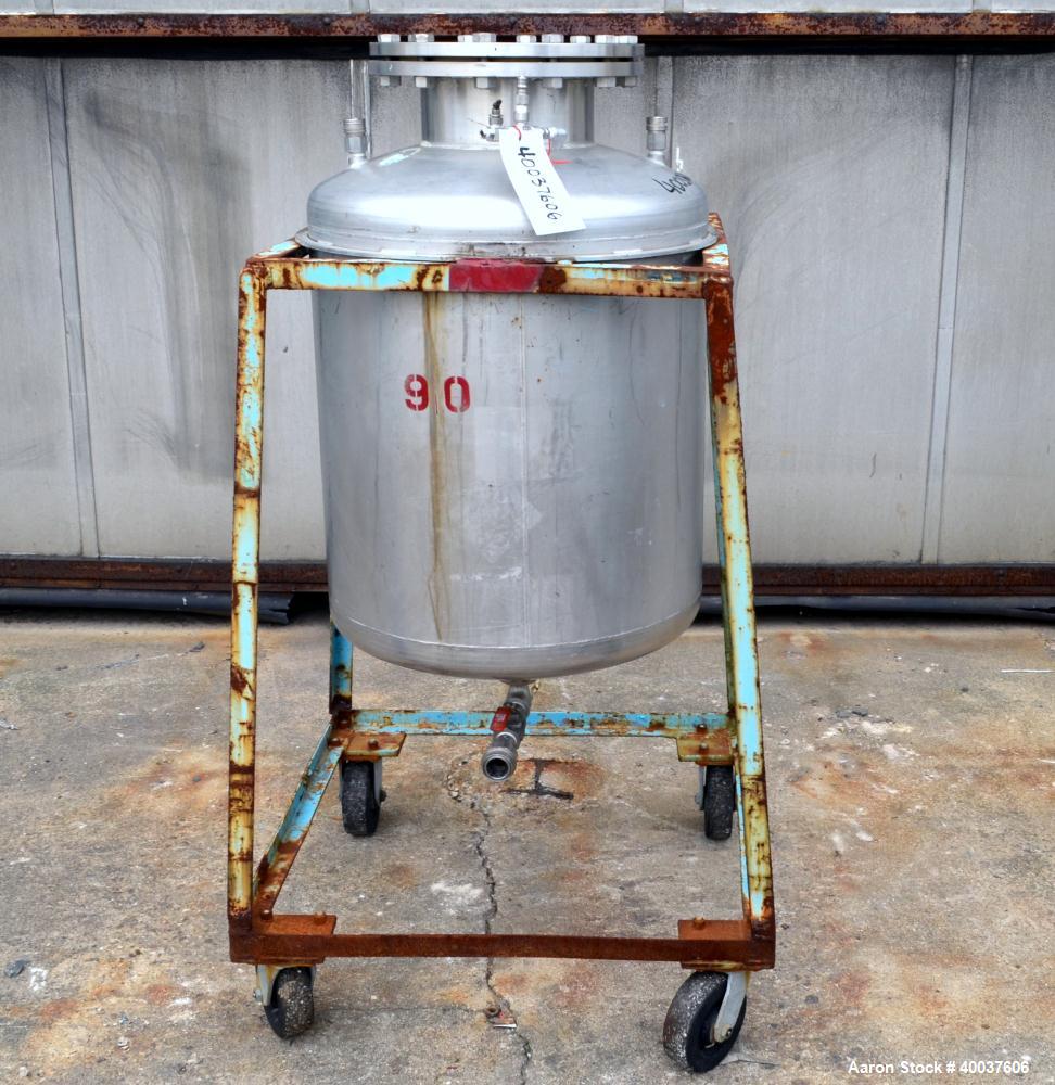 Used 55 Gallon Stainless Steel O.G. Kelley Co. Pressure Tank