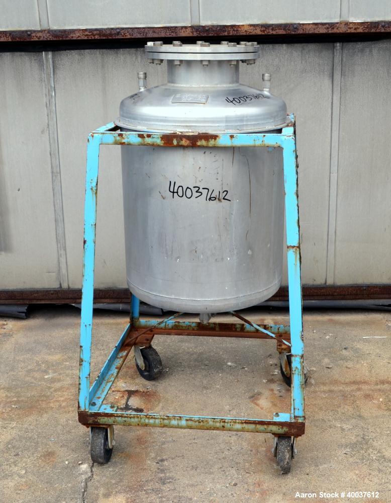 Used- 55 Gallon Stainless Steel O.G. Kelley Co. Pressure Tank