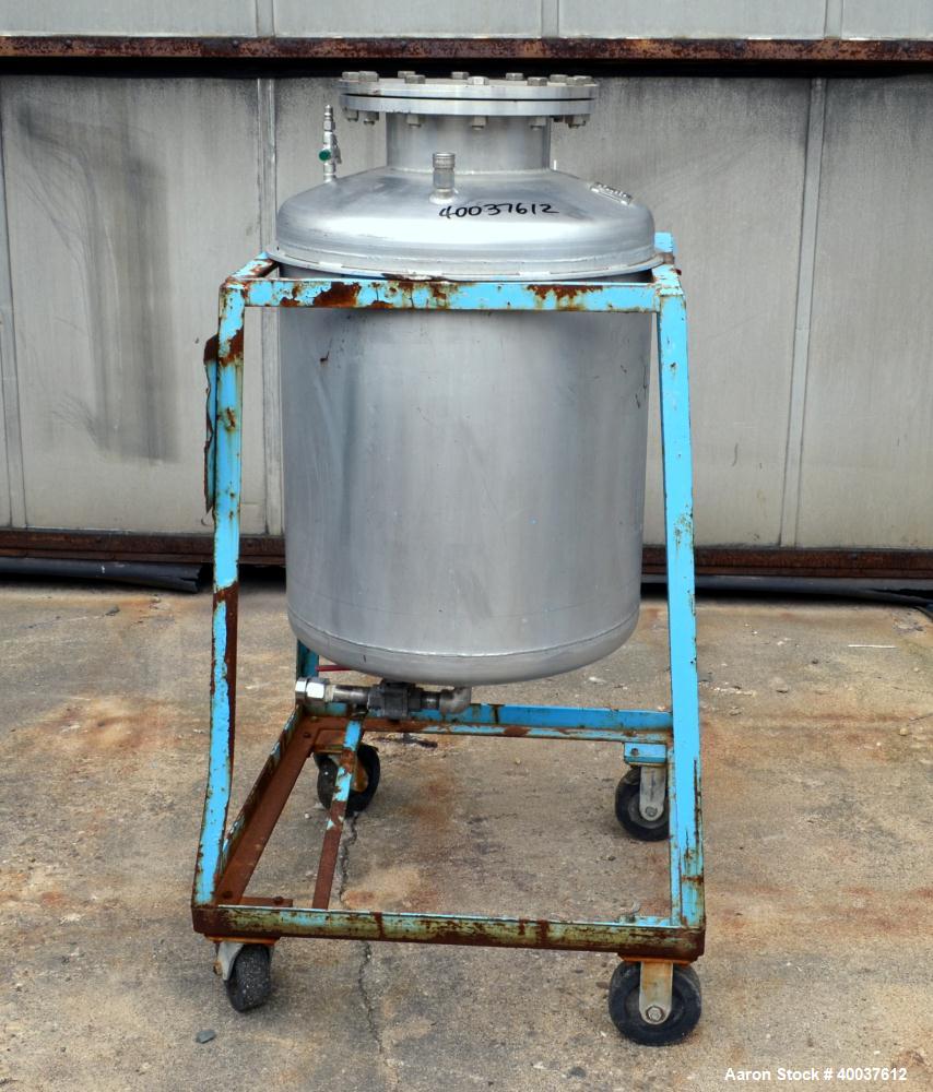 Used 55 Gallon Stainless Steel O.G. Kelley Co. Pressure Tank